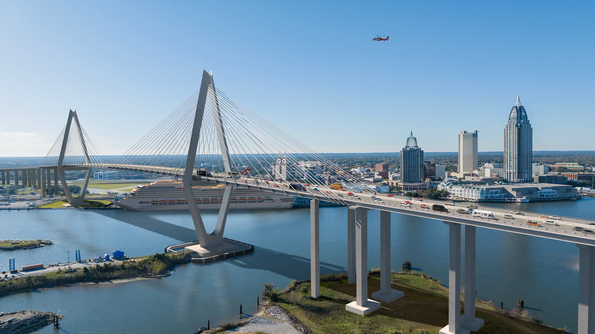 New Mobile Bay Bridge